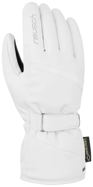 Dámske lyžiarske rukavice Reusch Alexa GTX white