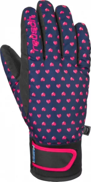 Detské lyžiarske rukavice Reusch Iris R-tex XT dress blue/virtual pink