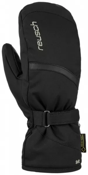 Dámske lyžiarske rukavice Reusch Alexa GTX mitten black/silver