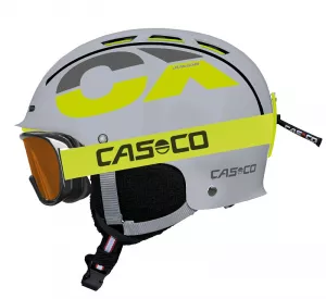 Detská lyžiarska prilba Casco CX-3 JUNIOR grey/neon