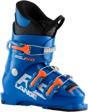 Detské lyžiarky Lange RSJ 50 power blue/orange fluo