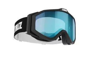 Detské lyžiarske okuliare Bliz Edge JR OTG matt black/light orange w blue multi cat. 1
