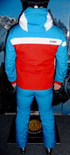 Lyžiarska bunda Vist Ice Storm water/ruby/white