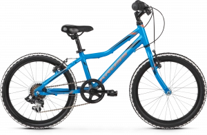 Detský chlapčenský bicykel Kross Hexagon Mini 1.0 20” lesklý modro-oranžový