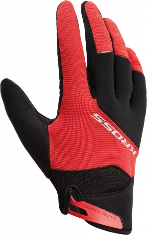 Pánske cyklistické rukavice Kross Rocker black/red