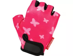 Detské cyklistické rukavice Kross Joy pink