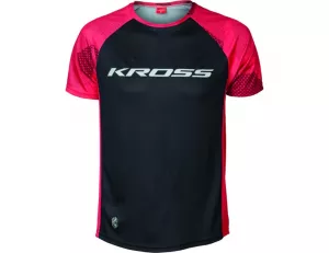 Pánsky cyklistický dres Kross Hyde Short Sleeve red