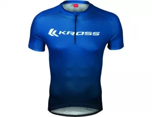 Pánsky cyklistický dres Kross Sport Jersey dark blue