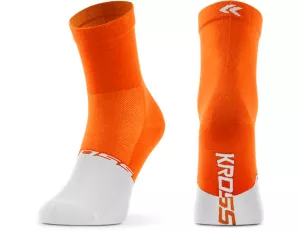 Cyklistické ponožky Kross Active Lady Mid orange