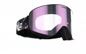 Lyžiarske okuliare Bliz Flow matt bk/brown w ice pink multi cat.3