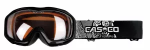 Detské lyžiarske okuliare Casco AX-30 PC black-white F1