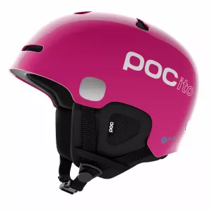 Detská lyžiarska prilba POCito Auric Cut Spin fluorescent pink