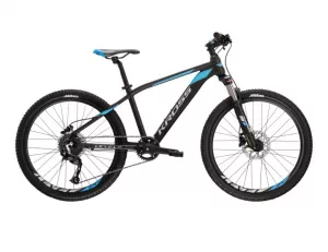 Detský chlapčenský bicykel Kross Level JR 3.0 24”matný čierno-modro-strieborný