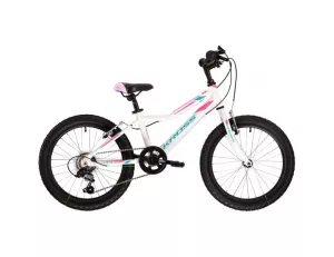 Detský dievčenský bicykel Kross Lea Mini 1.0 20” biela/modrá/ružová