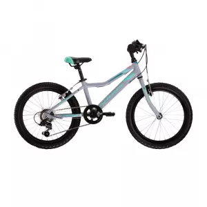 Detský dievčenský bicykel Kross Lea Mini 1.0 20” šedá/tyrkysová