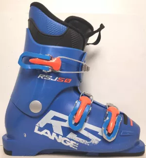 Detské lyžiarky bazár Lange RSJ 50 blue/orange/wh 210
