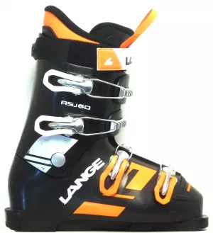 Detské lyžiarky BAZÁR Lange RSJ 60 black/orange/white 235