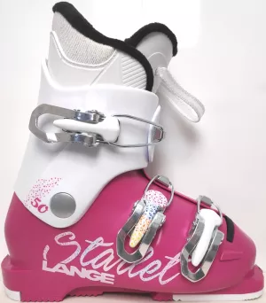 Detské lyžiarky BAZÁR Lange Starlet 50 pink/white 215