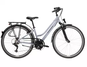 Dámsky trekový bicykel Kross Trans 2.0 28” matný čierno-šedý