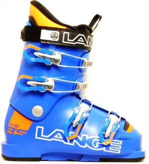 Detské lyžiarky bazár Lange RSJ 60 blue/wh/orange 225