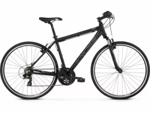 Pánsky crossový bicykel Kross Evado 1.0 28” matný čierno-grafitový