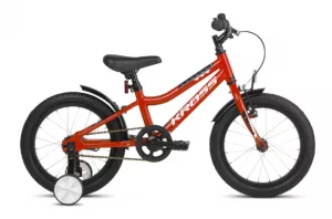 Detský chlapčenský bicykel Kross Racer 4.0 16” lesklý červeno-bielo-čierny